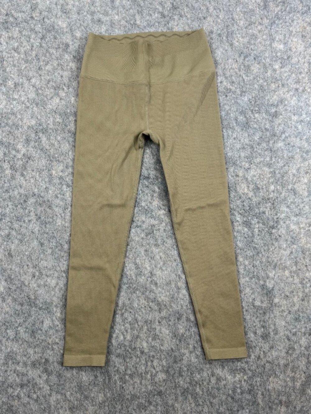 Spiritual Gangster Ribbed Leggings Brown Tan Size M/L Yoga Love